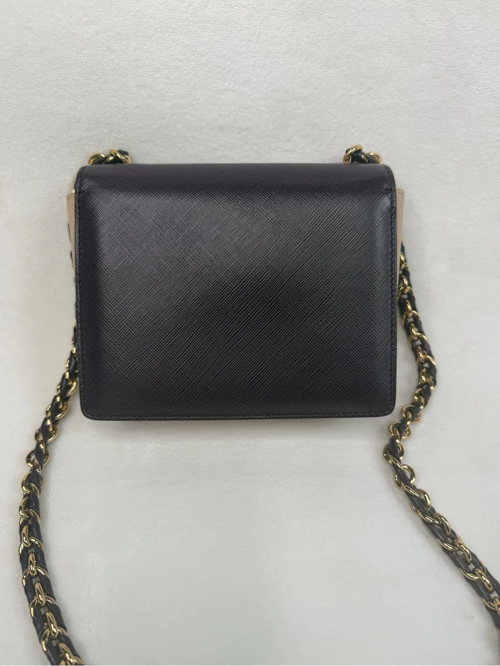 Salvatore Farragamo Leather Ginny Mini Vara Purple Crossbody Bag